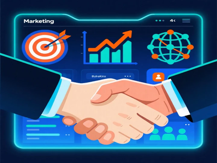 A chart showing the upward trend of business growth